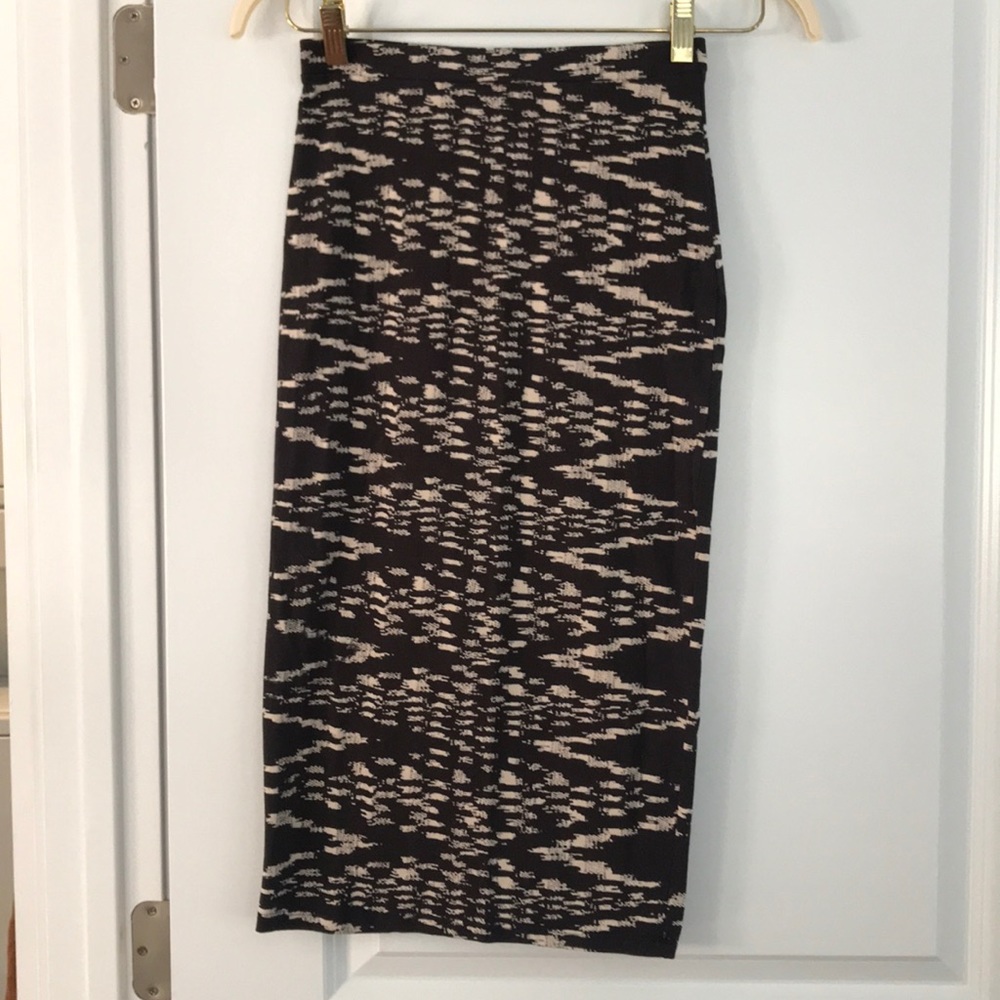 Billabong Tribal Print Pencil Skirt